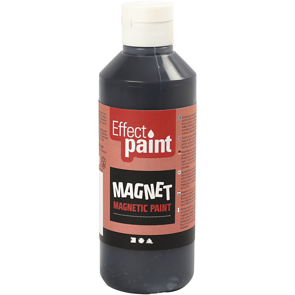 Magneetverf, zwart, 250 ml/ 1 fles [HOB-34920]