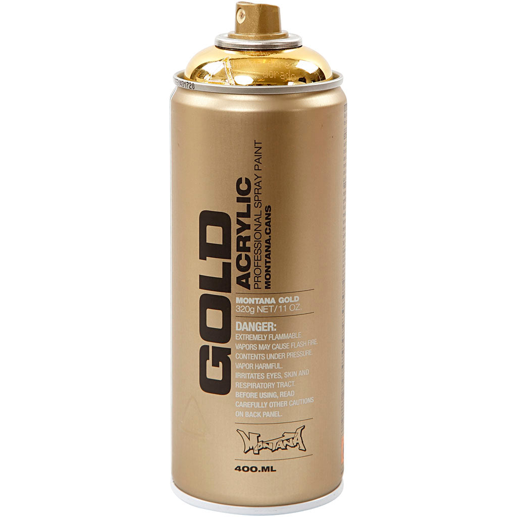 Spray Paint, gold, 400 ml/ 1 tub