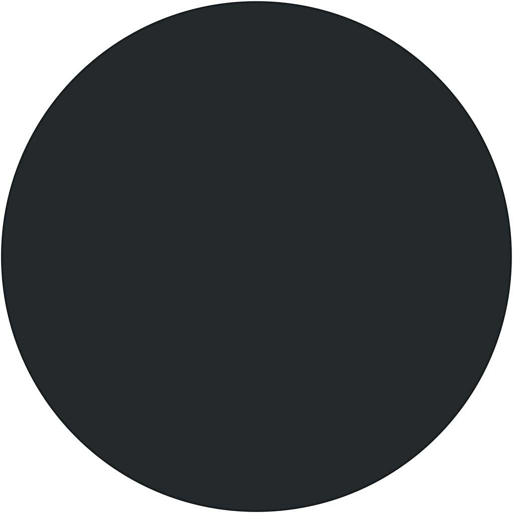 Acryl Verf, semi-glanzend, dekkend, zwart, 500 ml/ 1 fles [HOB-35408]