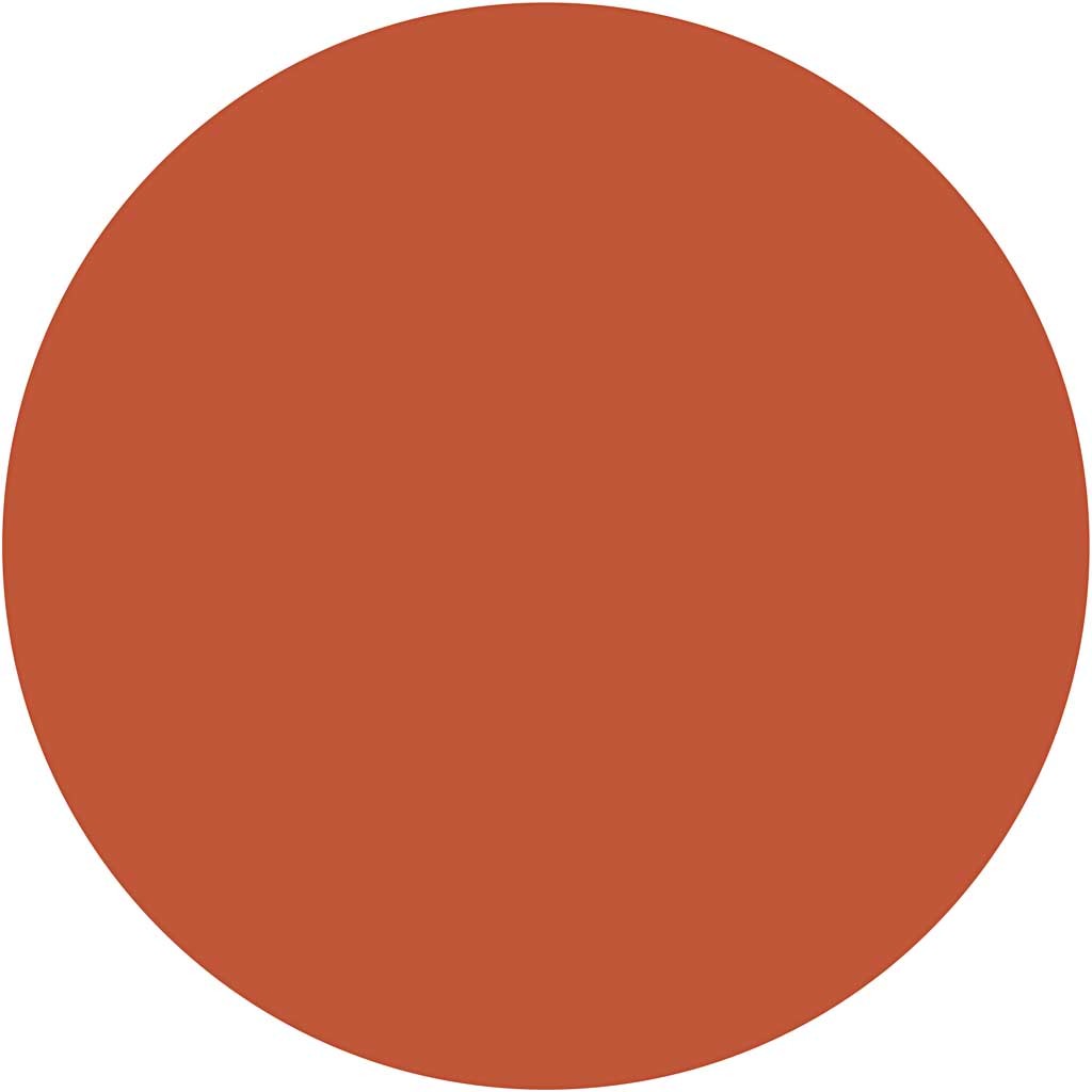 Acryl Verf, semi-glanzend, semi-transparant, burnt sienna, 500 ml/ 1 fles [HOB-35418]