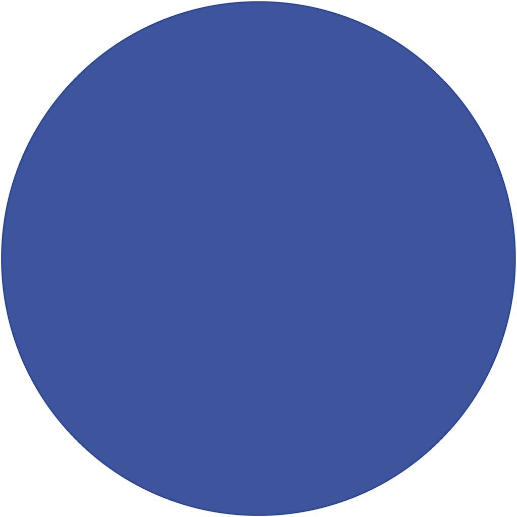 Acryl Verf, semi-glanzend, dekkend, ultra marine, 500 ml/ 1 fles [HOB-35424]