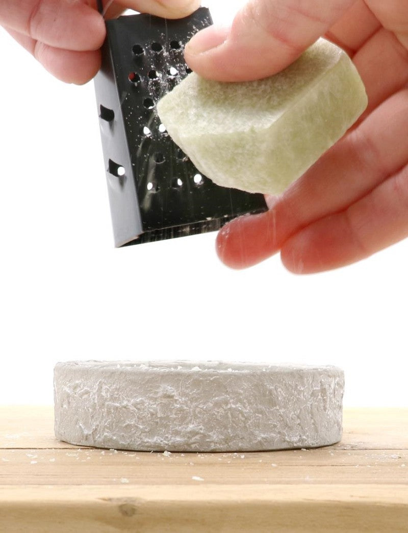 Cement wasbakje lichtgrijs Ø 8 x H: 2 cm (12 stuks) [IFS-36050]