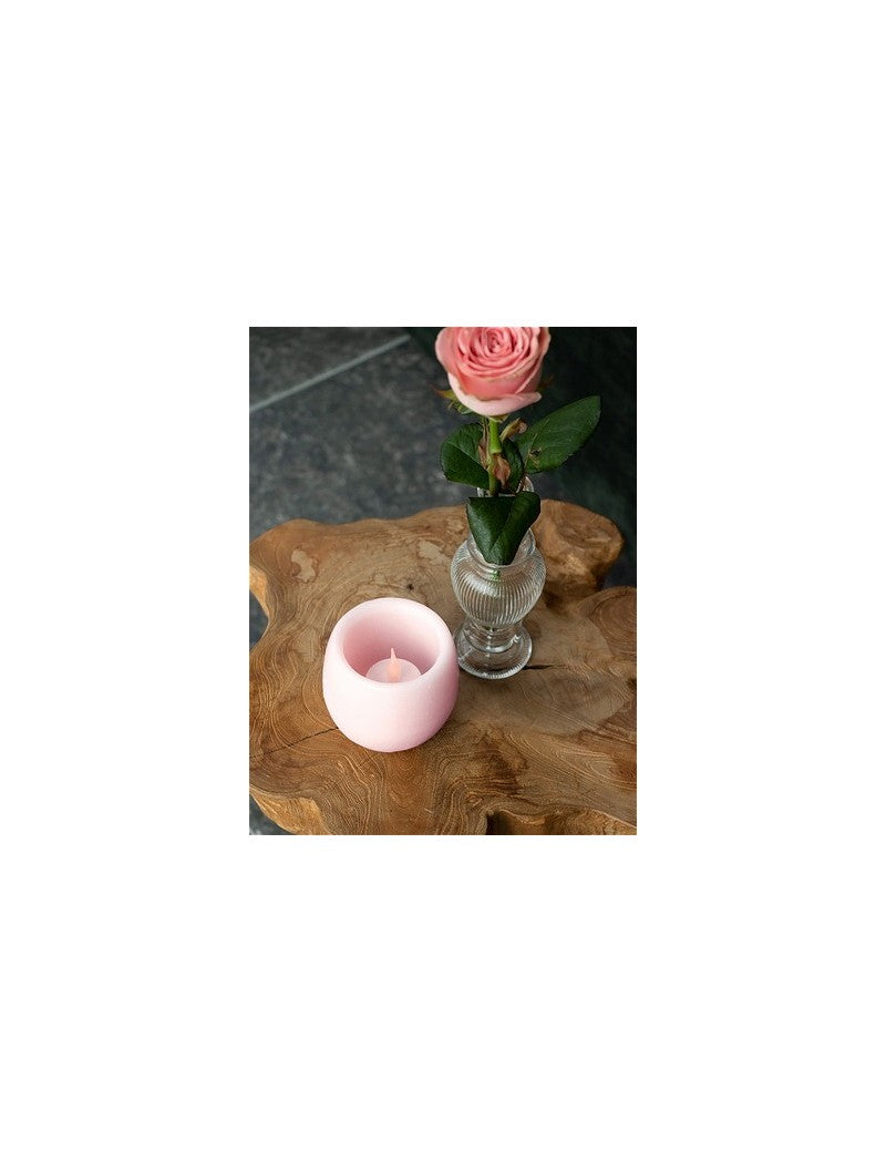 Aroma schaal Roze rose geur Ø9x8 cm (6 stuks) [IFS-36214]