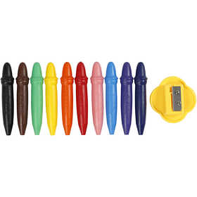 Waskrijt, L: 7 cm, d 11 mm, 10 stuk/ 1 doos [HOB-37297]