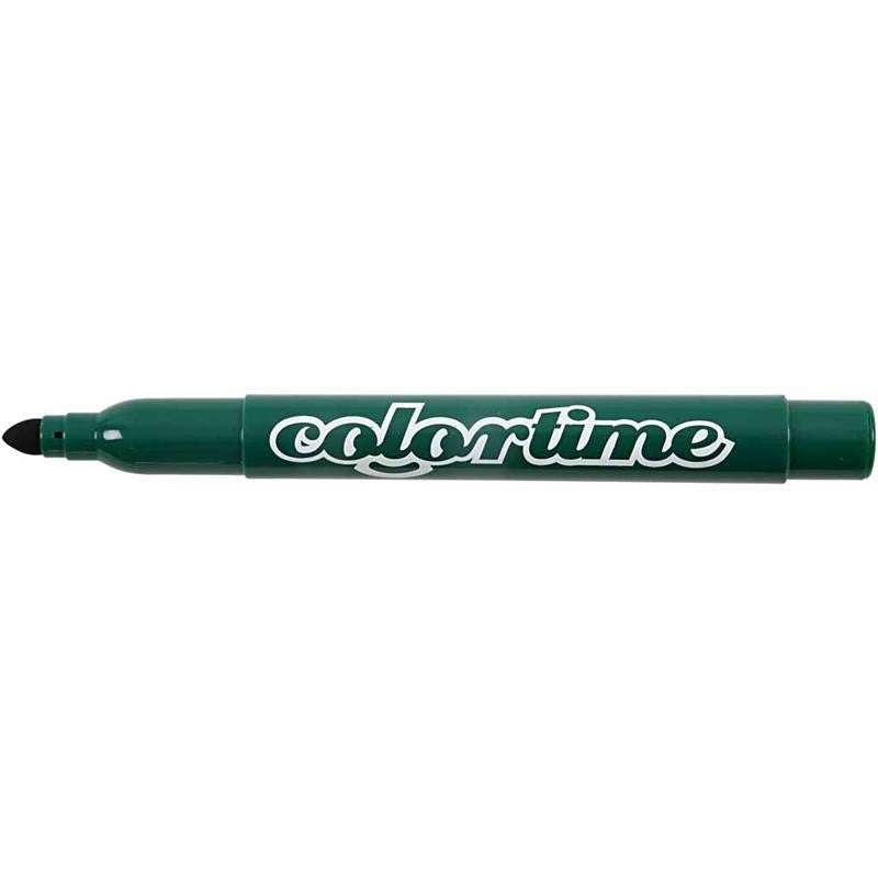 Colortime stiften, lijndikte 5 mm, standaardkleuren, 12 stuk/ 1 doos [HOB-37330]