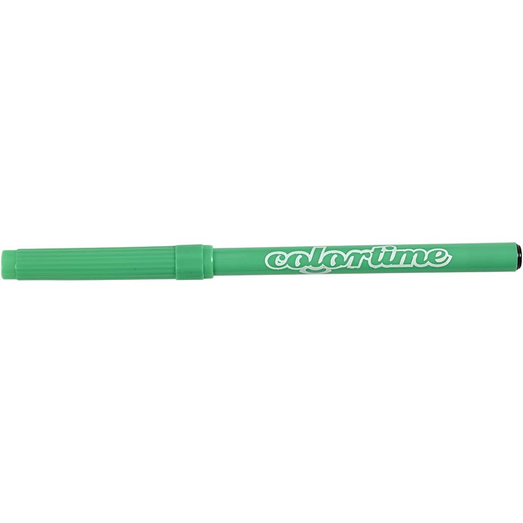 Colortime stift, lichtgroen, lijndikte 2 mm, 18 stuk/ 1 doos [HOB-373535]