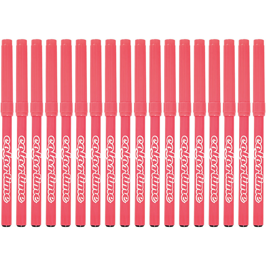 Colortime stiften, lijndikte 2 mm, roze, 18 stuk/ 1 doos [HOB-373539]