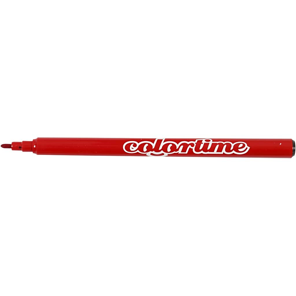 Colortime stiften, lijndikte 2 mm, rood, 18 stuk/ 1 doos [HOB-373540]