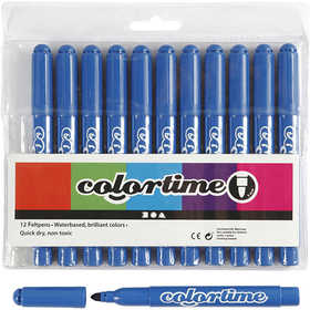 Colortime stiften, lijndikte 5 mm, azure, 12 stuk/ 1 doos [HOB-37356]