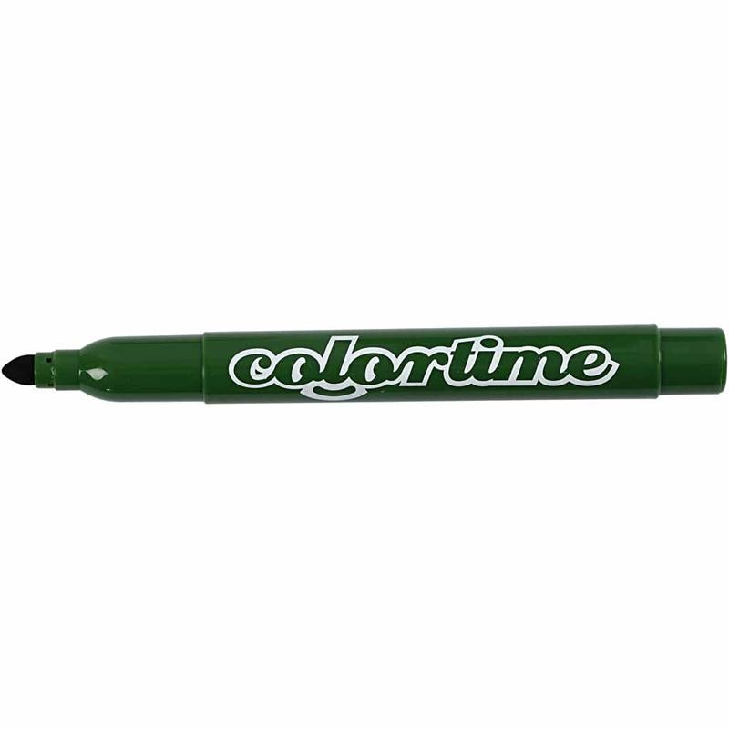 Colortime stiften, lijndikte 5 mm, dennegroen, 12 stuk/ 1 doos [HOB-37359]