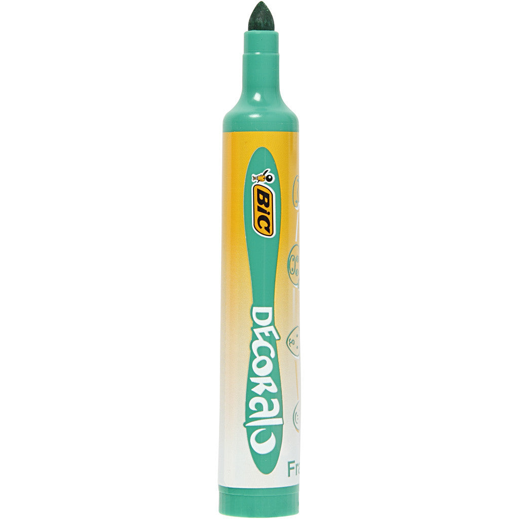 BIC Decoralo Jumbo Markers, lijndikte 4 mm, diverse kleuren, 30 stuk/ 1 Doosje [HOB-37595]
