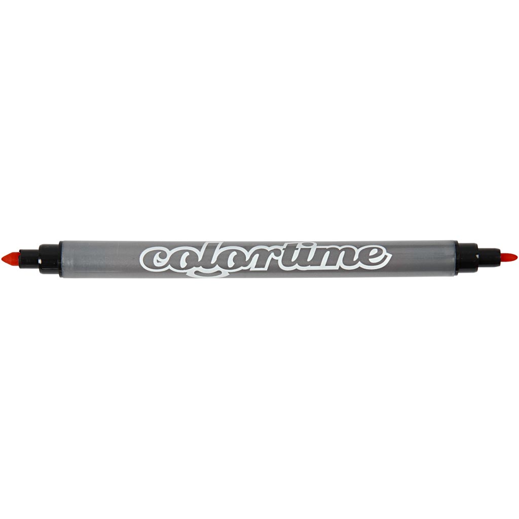 Colortime Dubbelstift, lijndikte 2,3+3,6 mm, standaardkleuren, 20 stuk/ 1 doos [HOB-37983]