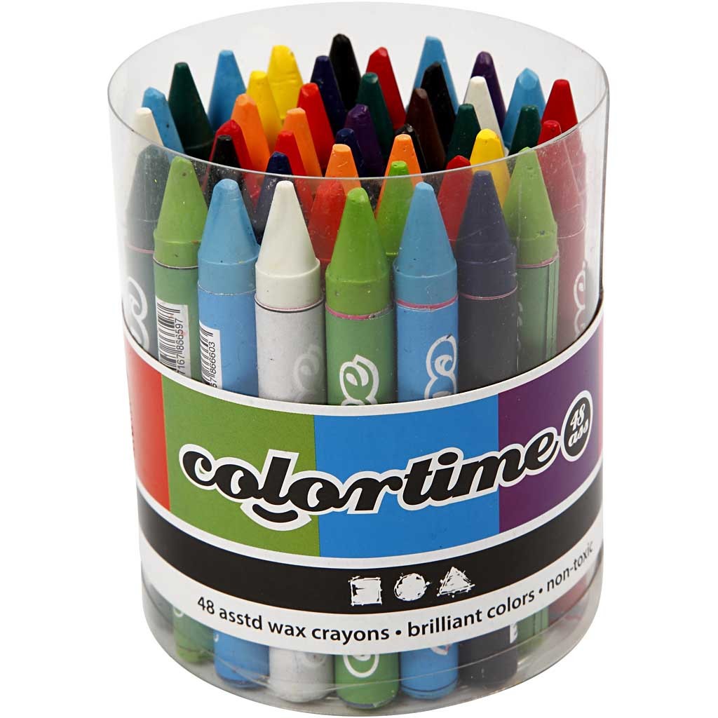 Colortime Kleurkrijt, 5x48 div/ 1 set [HOB-38145]