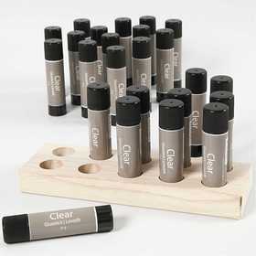 Transparante Lijmstift, 21 gr, 24 stuk/ 1 doos [HOB-39017]