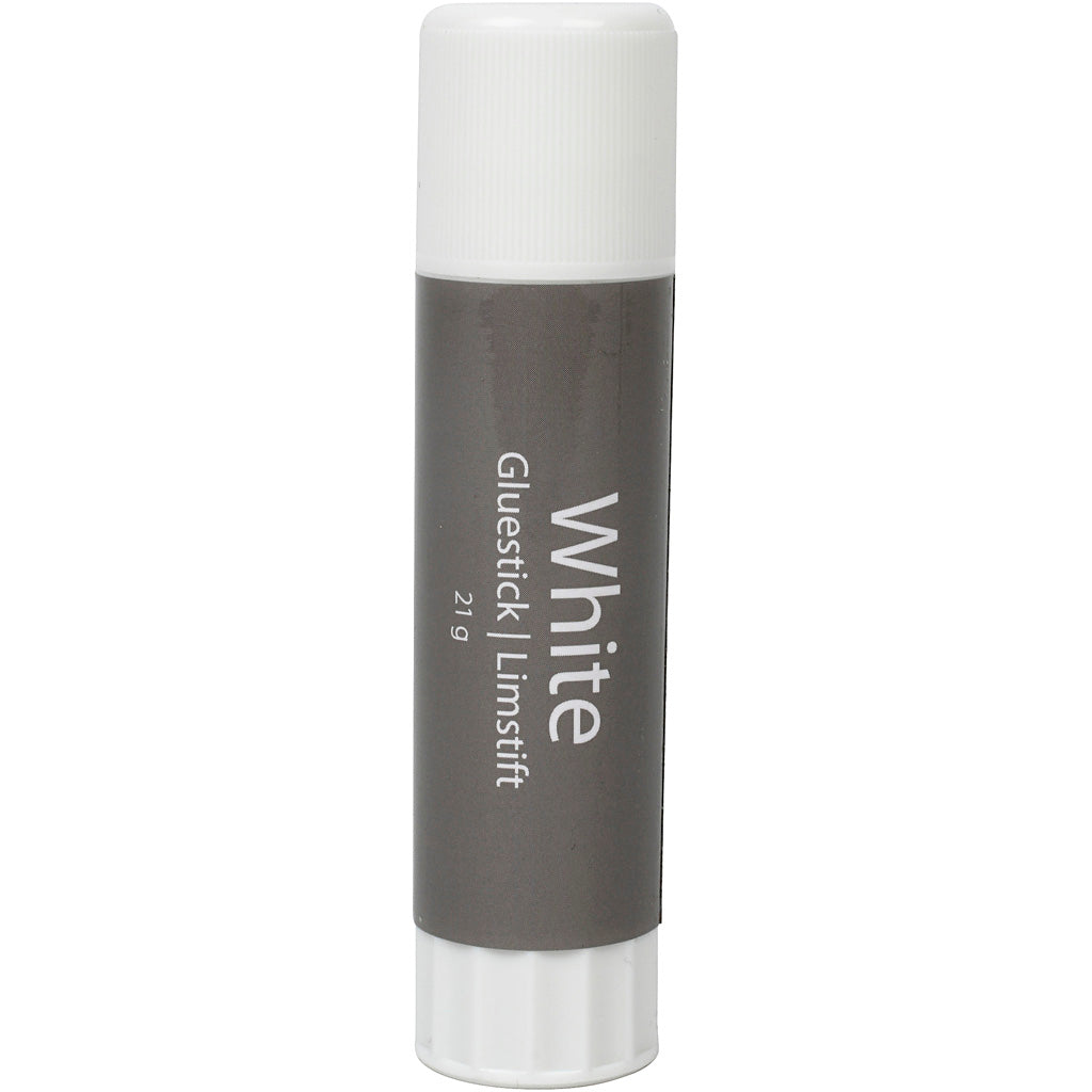 White glue stick, round, 21 g