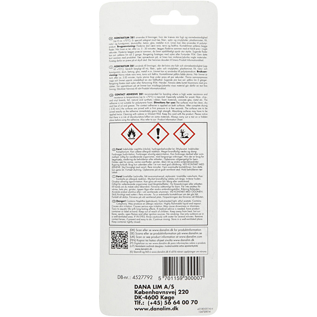 Contact adhesive, 40 ml/ 1 stuk [HOB-39052]