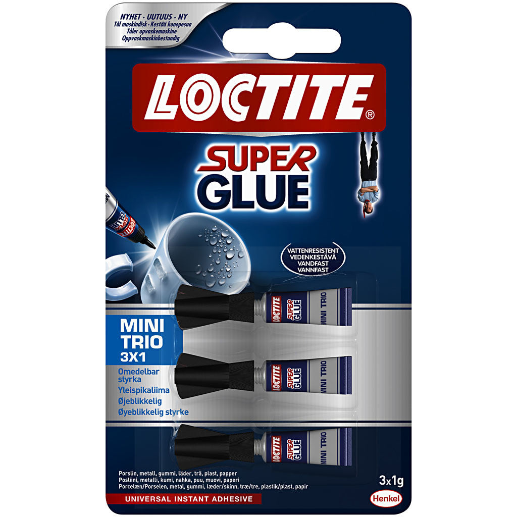 Loctite Super Glue, 3x1 gr/ 1 doos [HOB-39059]