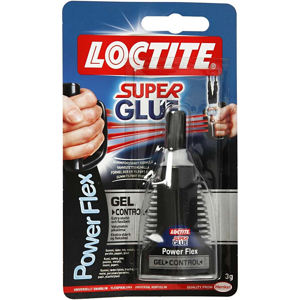 Loctite Power Flex secondelijm, 3 gr/ 1 stuk [HOB-39061]