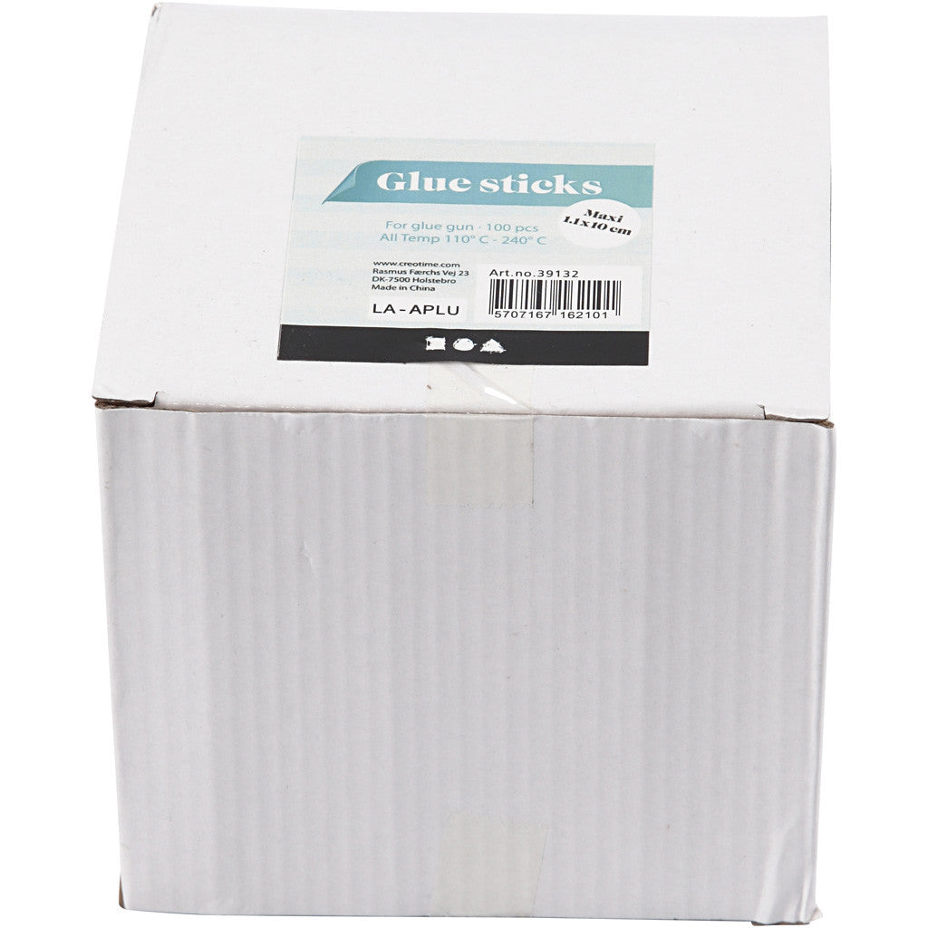 Lijmpistool vullingen Maxi, L: 10 cm, d 11 mm, 100 stuk/ 1 doos [HOB-39132]