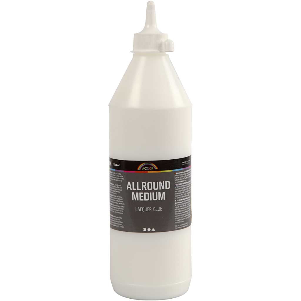 Allround medium lijmlak, 1000 ml/ 1 fles [HOB-39212]