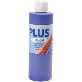 Plus Color Acrylverf, ultra marine, 250 ml/ 1 fles [HOB-39445]