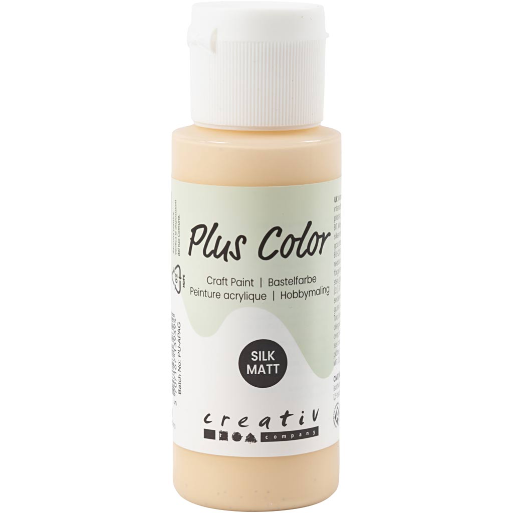 Plus Color Craft Paint, light beige, 60 ml/ 1 bottle