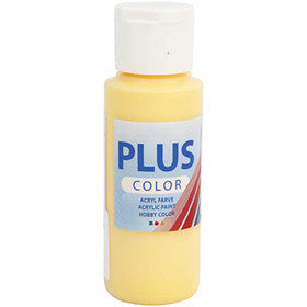 Plus Color Acrylverf, crocus yellow, 60 ml/ 1 fles [HOB-39634]