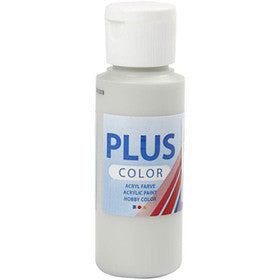 Plus Color Acrylverf, lichtgrijs, 60 ml/ 1 fles [HOB-39639]