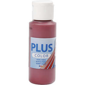 Plus Color Acrylverf, antiek rood, 60 ml/ 1 fles [HOB-39660]