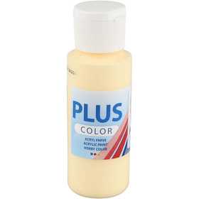 Plus Color Acrylverf, lichtgeel, 60 ml/ 1 fles [HOB-39663]
