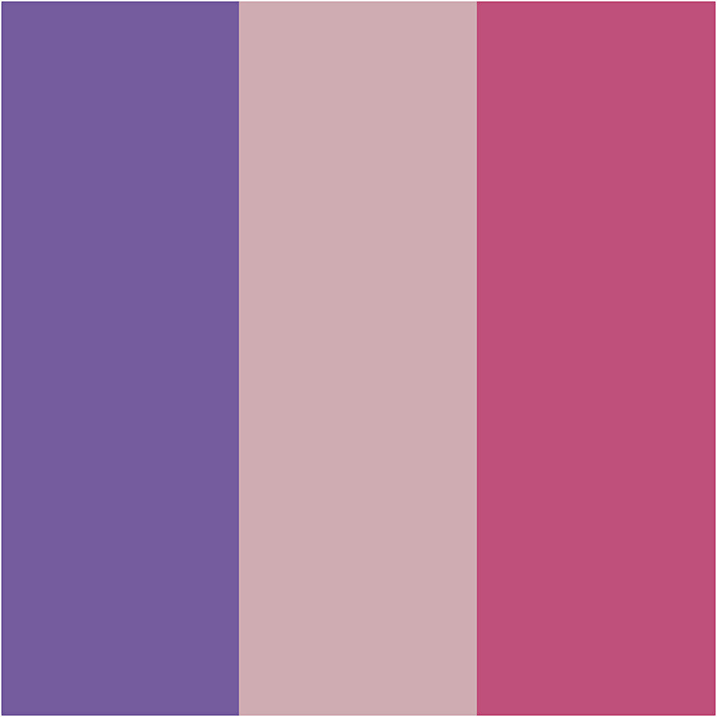 Plus Color Marker, L: 14,5 cm, lijndikte 1-2 mm, fuchsia, dusty rose, dark lilac, 5,5 ml, 3 stuk/ 1 doos [HOB-39895]
