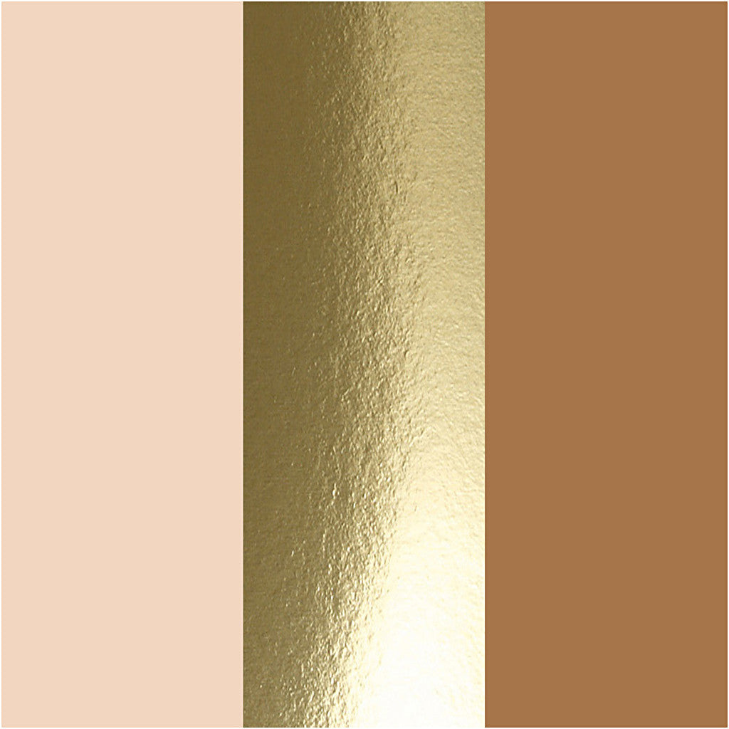 Plus Color Marker, L: 14,5 cm, lijndikte 1-2 mm, licht beige, goud, raw sienna, 5,5 ml, 3 stuk/ 1 doos [HOB-39899]