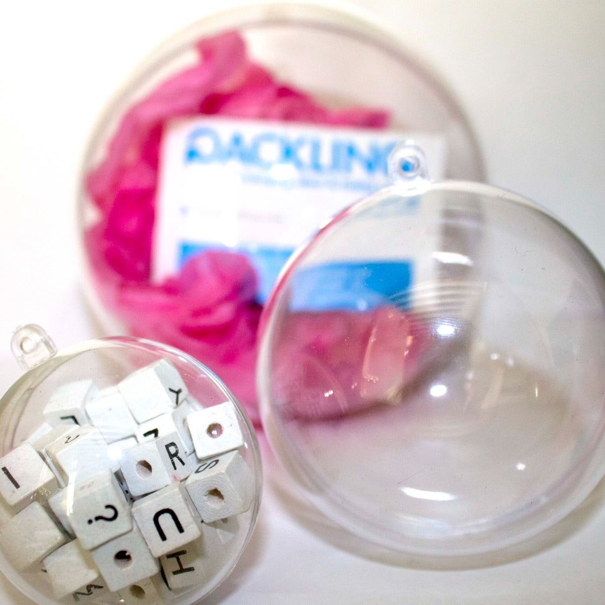 Plastic Bal transparant 12cm (25 stuks) [PEP-1002120]