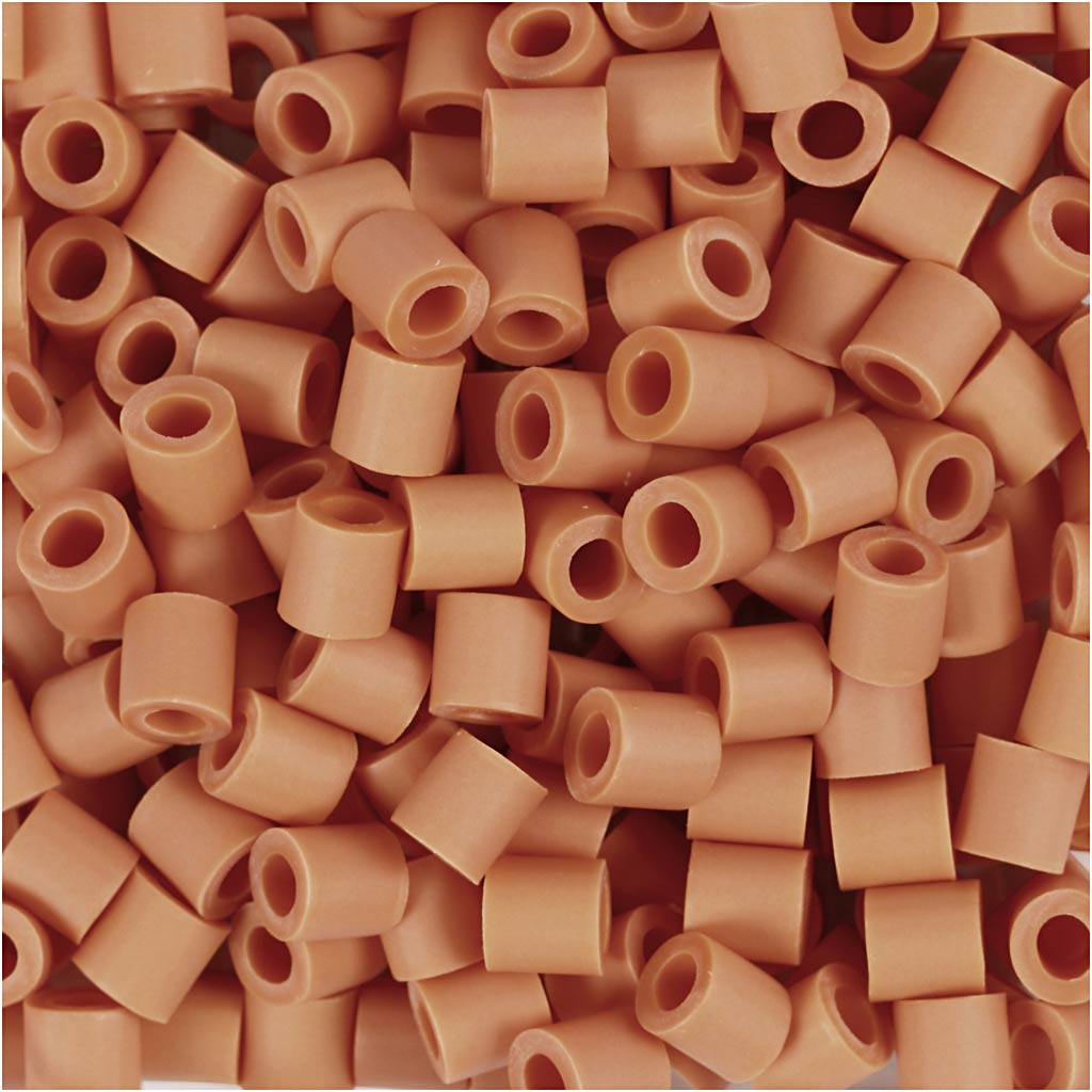 BioBeads van NABBI, afm 5x5 mm, gatgrootte 2.5 mm, medium, oranje, 1000 stuk/ 1 doos [HOB-9067750]