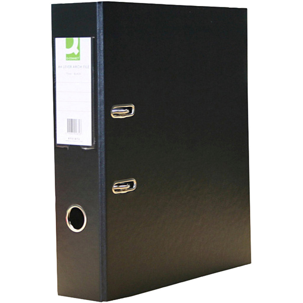 Ring binder, A4, size 75 mm, 2 rings, black