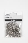 Rivets, d 7 mm, zilver, 50 stuk/ 1 doos [HOB-406130]