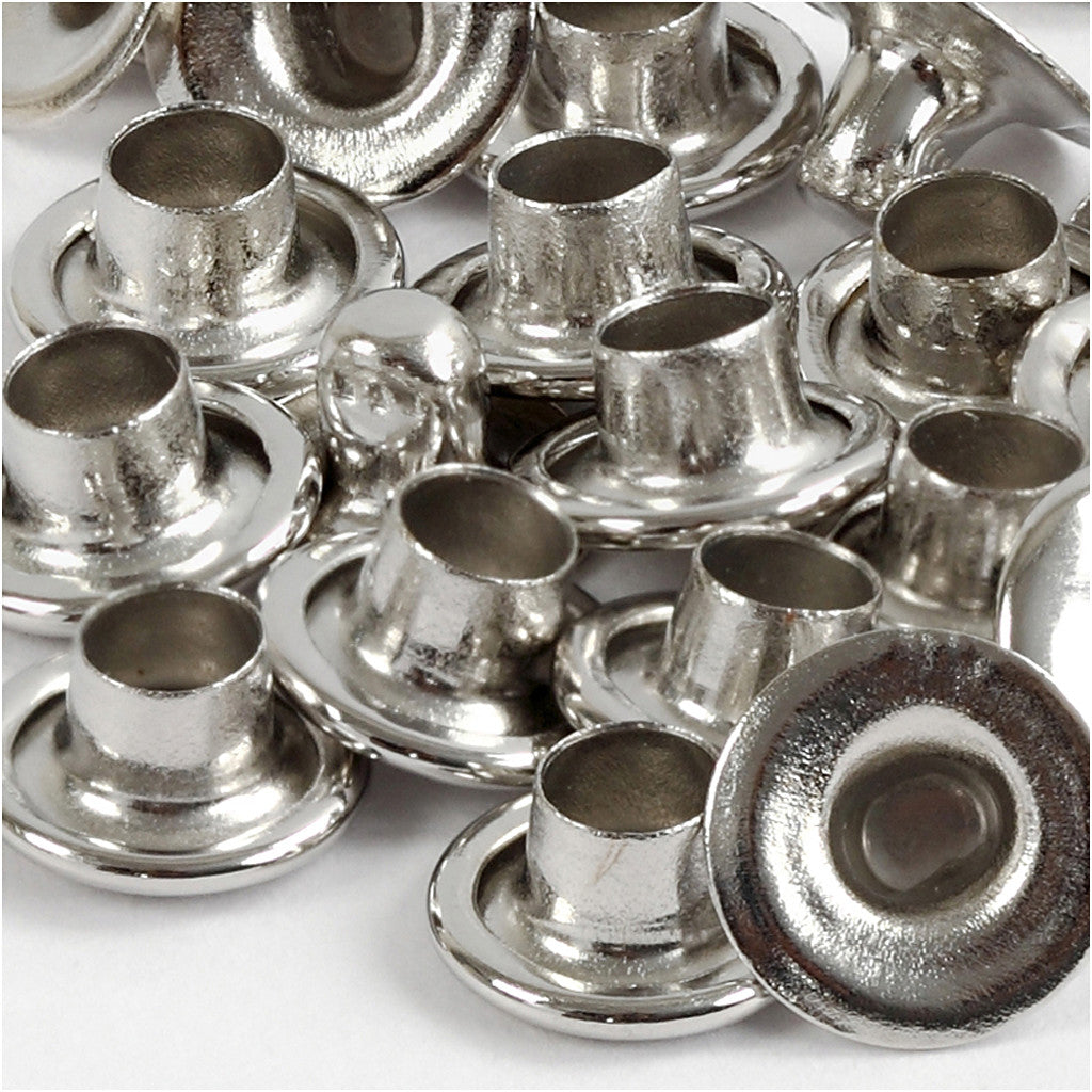 Rivets, d 7 mm, zilver, 50 stuk/ 1 doos [HOB-406130]