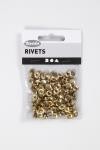 Rivets, d 7 mm, brons, 50 stuk/ 1 doos [HOB-406150]