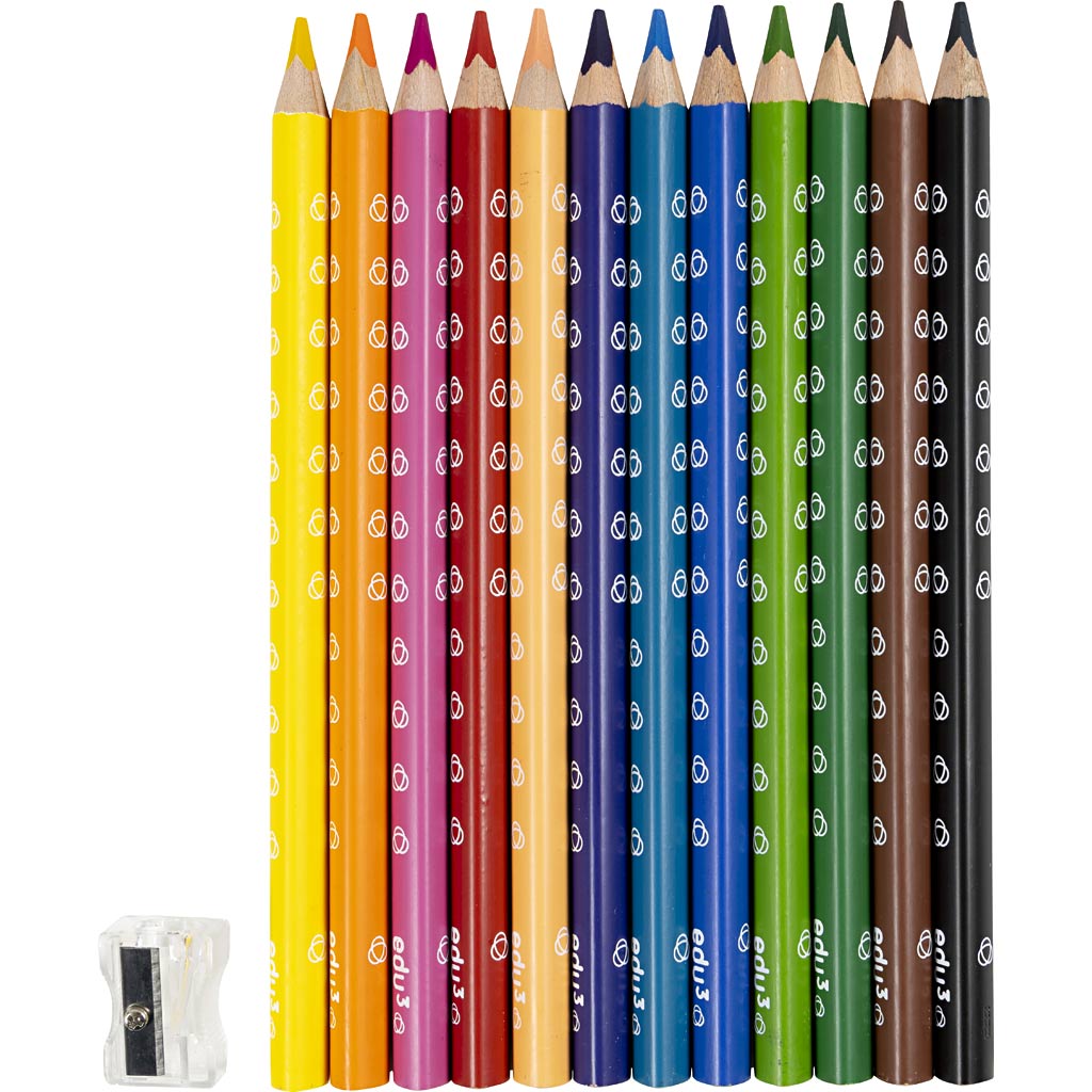 dikte 10 mm, vulling 5 mm, diverse kleuren, 12 stuk/ 1 doos [HOB-409814]