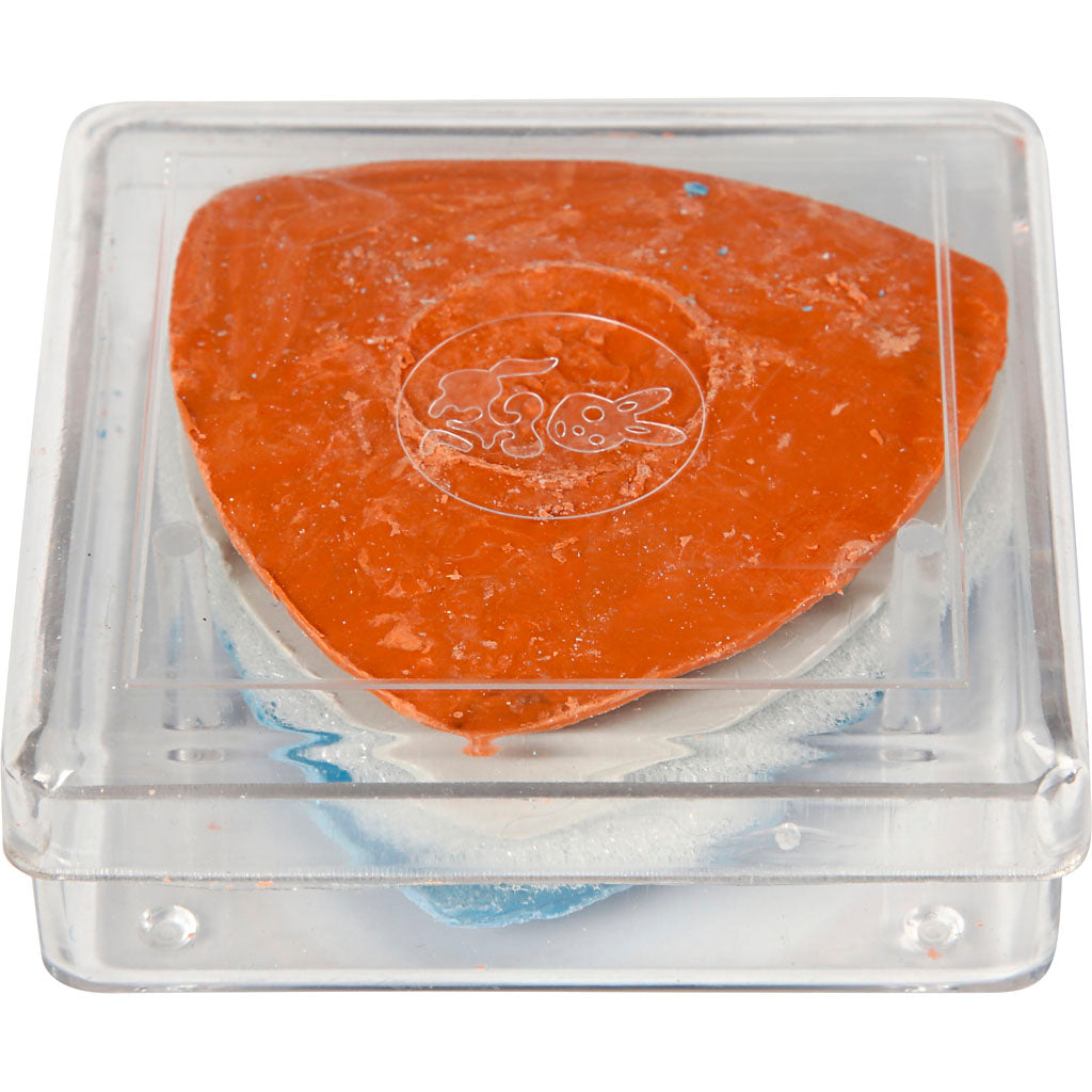 Kleermakerskrijt, d 5,5 cm, blauw, rood, wit, 3 stuk/ 1 doos [HOB-41066]