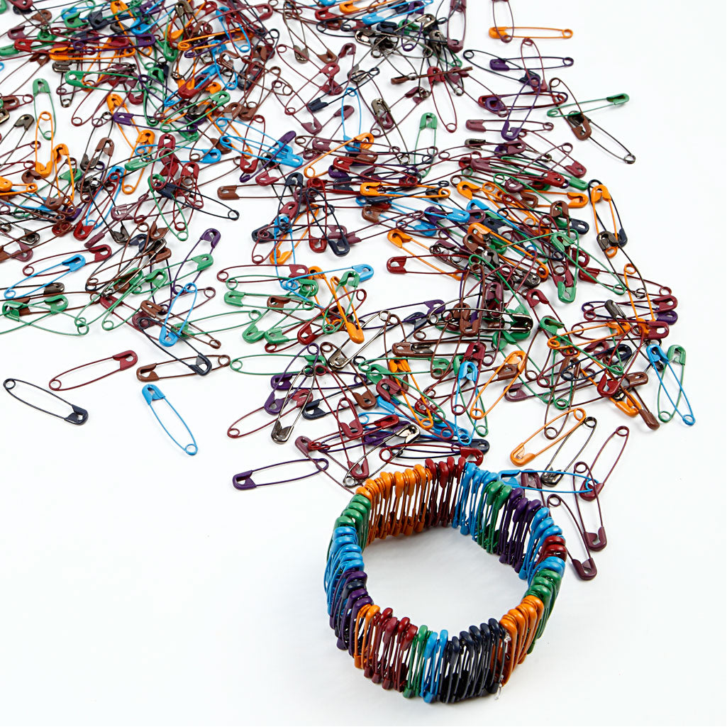 Veiligheidsspelden, L: 34 mm, dikte 0,8-1,00 mm, 10x100 stuk/ 1 doos [HOB-41100]