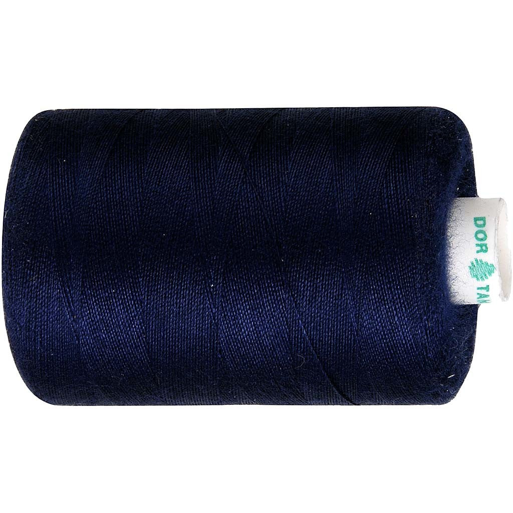 Naaigaren, marineblauw, 1000 m/ 1 rol [HOB-41222]