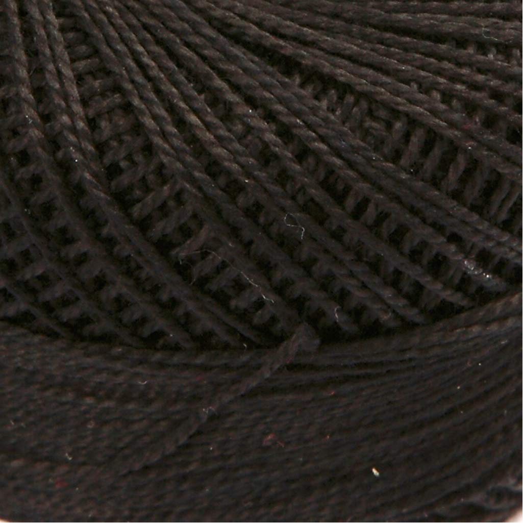 Mercerised Katoengaren, zwart, 20 gr/ 1 bol [HOB-42127]