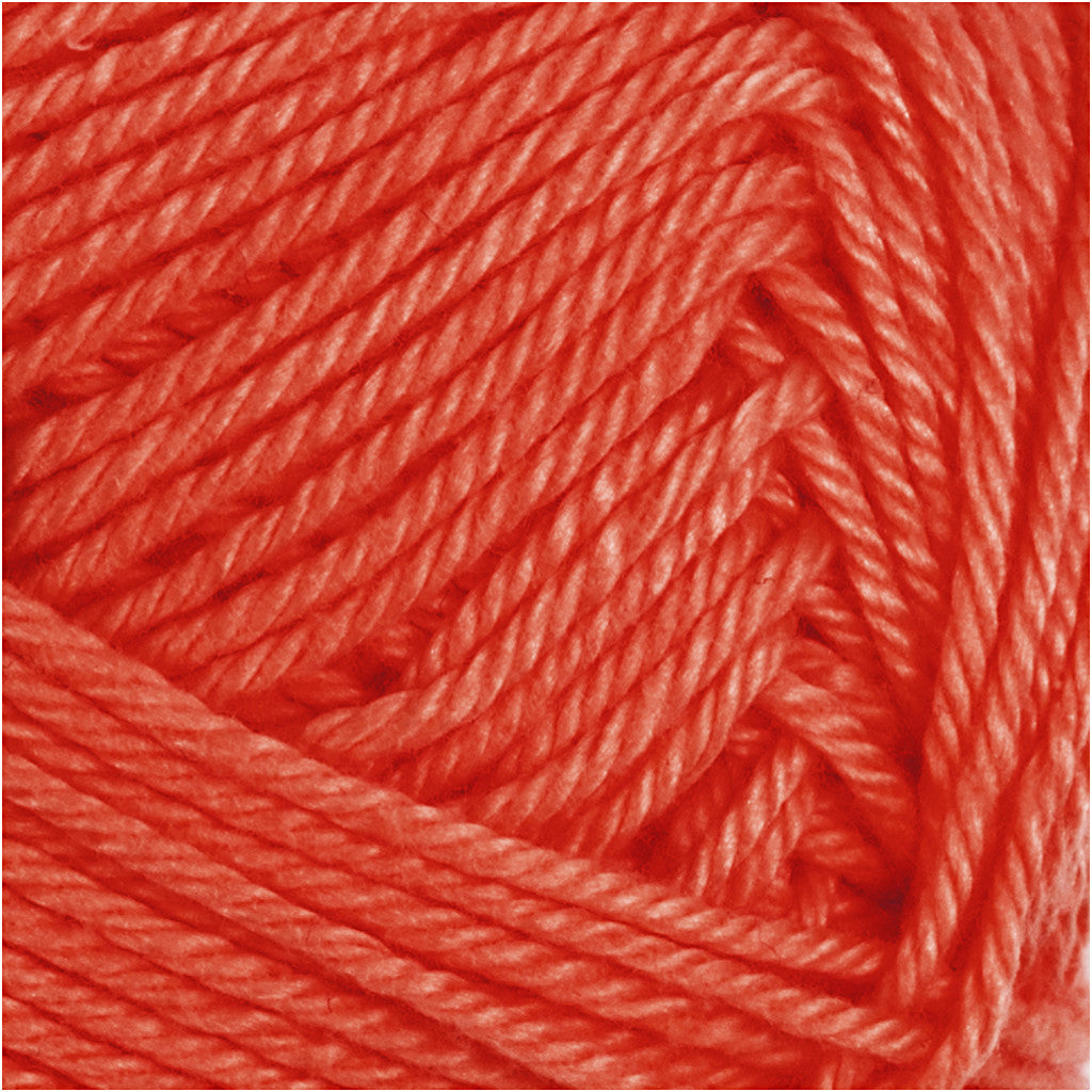 Katoengaren, afm 8/4, L: 170 M, needle 3-3,5, rood, 50 gr/ 1 bol [HOB-431080]