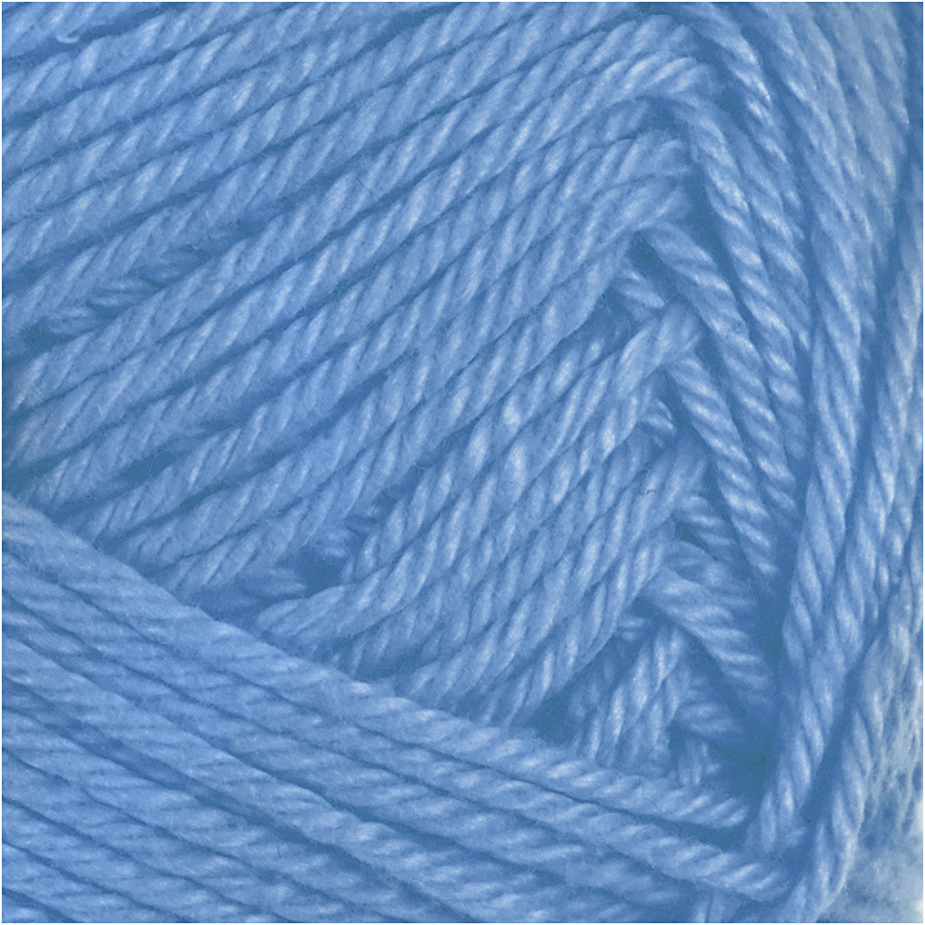 Katoengaren, afm 8/4, L: 170 M, needle 3-3,5, blauw, 50 gr/ 1 bol [HOB-431110]
