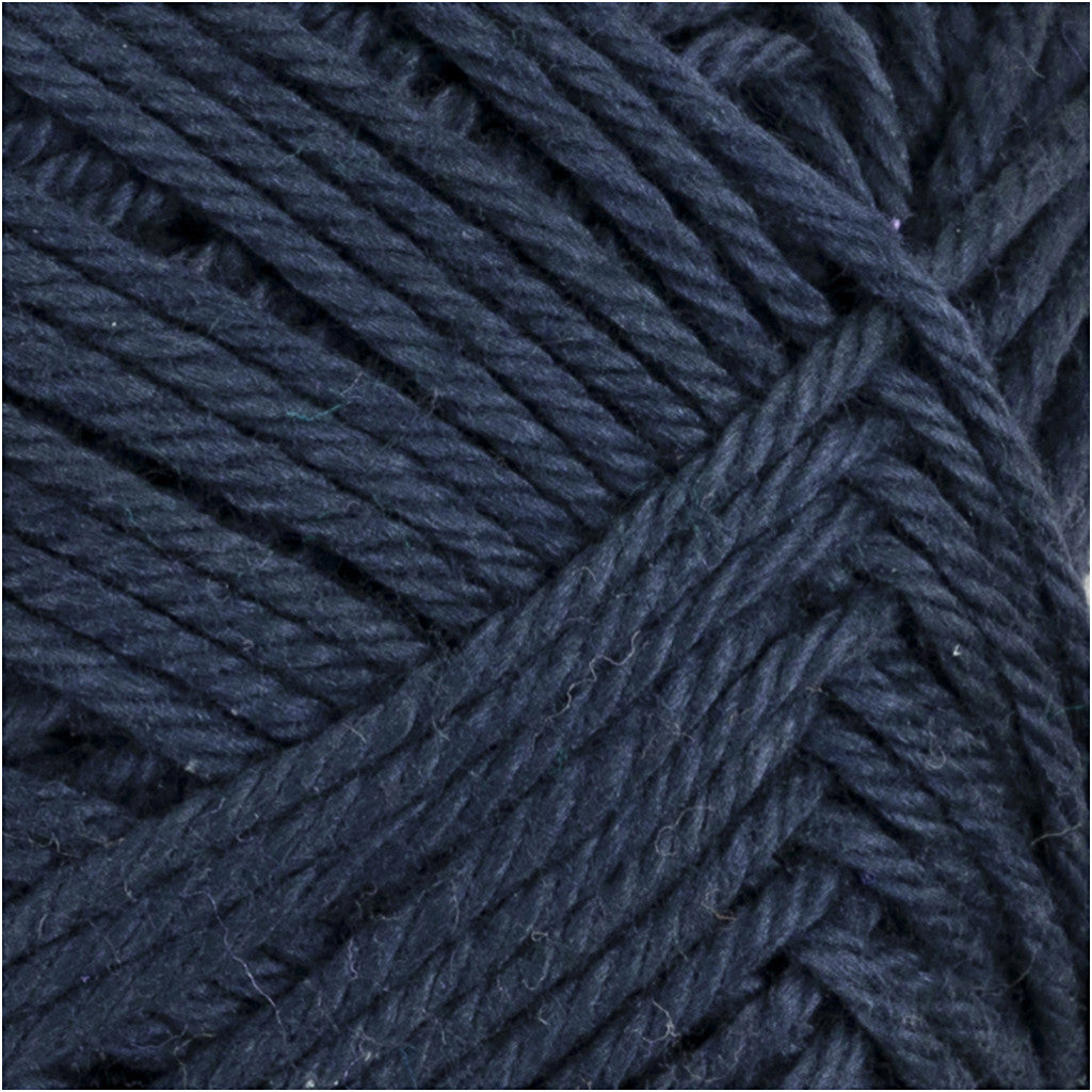 Katoengaren, afm 8/4, L: 170 M, needle 3-3,5, donkerblauw, 50 gr/ 1 bol [HOB-431280]