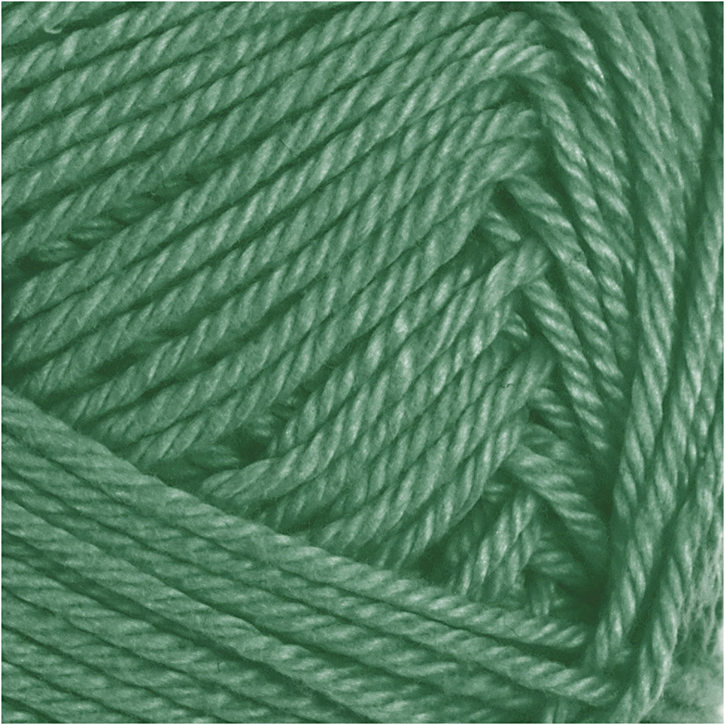 Katoengaren, afm 8/4, L: 170 M, needle 3-3,5, donkergroen, 50 gr/ 1 bol [HOB-431290]