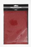 Opstrijkfolie, A5, vel 148x210 mm, glitter, rood, 1 vel [HOB-44331]