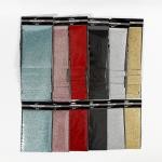 Opstrijkfolie, vel 148x210 mm, glitter, diverse kleuren, 6x10 vel/ 1 doos [HOB-44337]