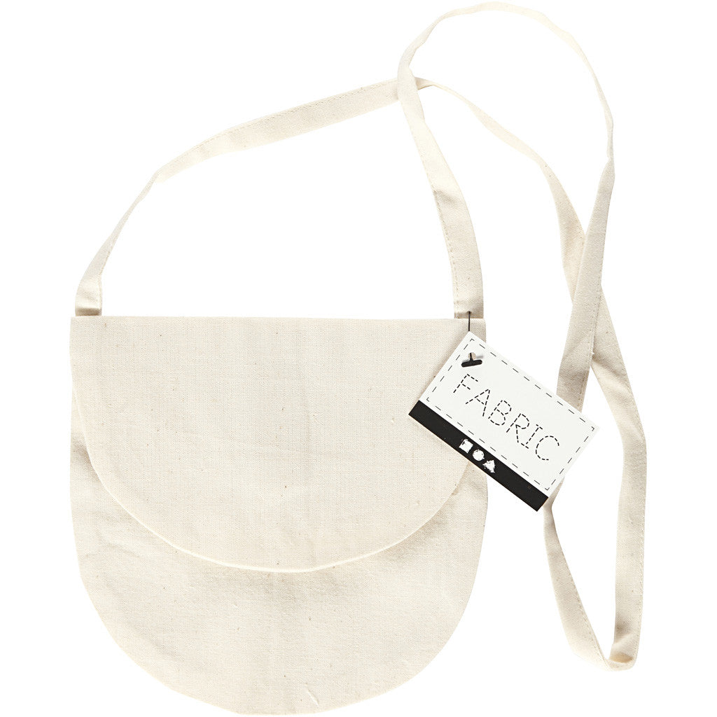 Schoudertas, afm 15x14 cm, 110 gr, licht naturel, 1 stuk [HOB-44551]